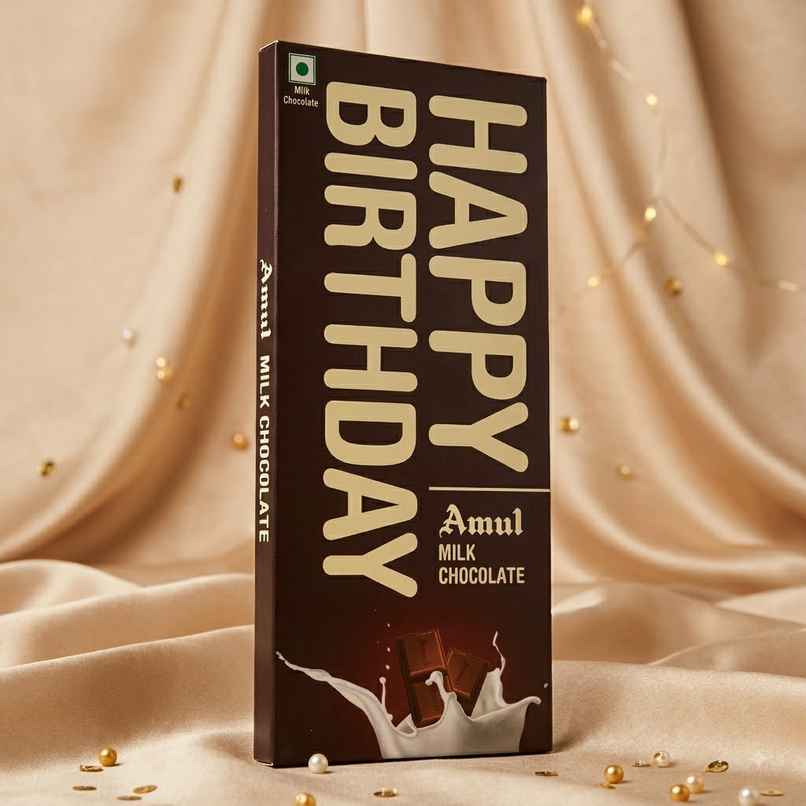 Amul Milk Chocolate | Happy Birthday Pack