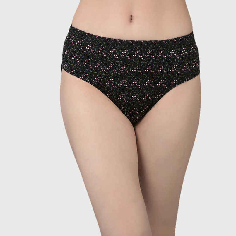 Dollar Missy Women's Combed Deep Printed Inner Elasticated Hipster Panty | Pack Of 2 Assorted - L Dollar Missy Women's Combed Deep Printed Inner Elasticated Hipster Panty | Pack Of 2 Assorted - L