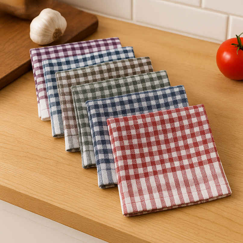 HD Creations Kitchen Check Duster Cloth | 46 x 46 cm HD Creations Kitchen Check Duster Cloth | 46 x 46 cm