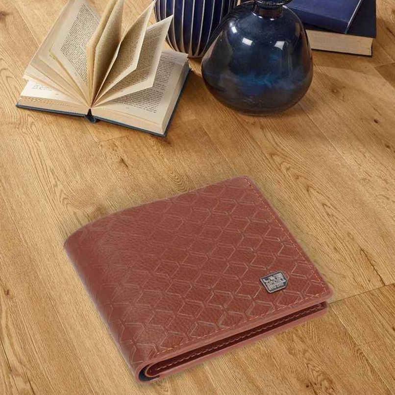 Lavie Sport Men's Oscar Z Brown Wallet | 4 Card Slot Lavie Sport Men's Oscar Z Brown Wallet | 4 Card Slot