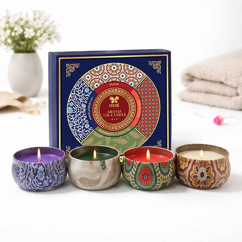 IRIS Aroma Tin Candle | Assorted Fragrance