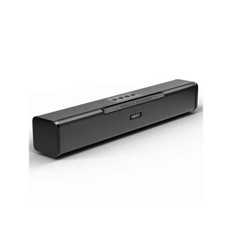UBON SP-80 16W Bluetooth Soundbar with 10hr Playtime, 2000 mAh Battery, BT V5.3, Type C (Black)
