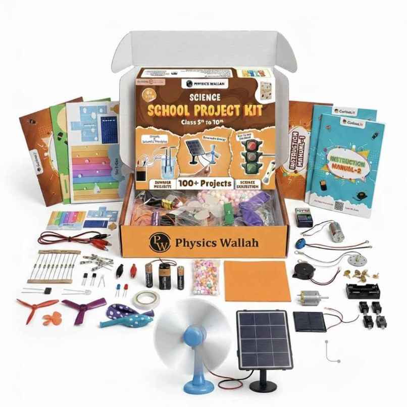 Physics Wallah Science Kit for School Projects Age 8 - 15 Years Old | 100+ Science Experiments Physics Wallah Science Kit for School Projects Age 8 - 15 Years Old | 100+ Science Experiments