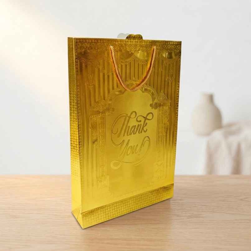 ABK Metallic- Thank You Party Bag Single Gift Bag 16.5 x 10.5 x 3 Inches - XL Size - Assorted colour ABK Metallic- Thank You Party Bag Single Gift Bag 16.5 x 10.5 x 3 Inches - XL Size - Assorted colour