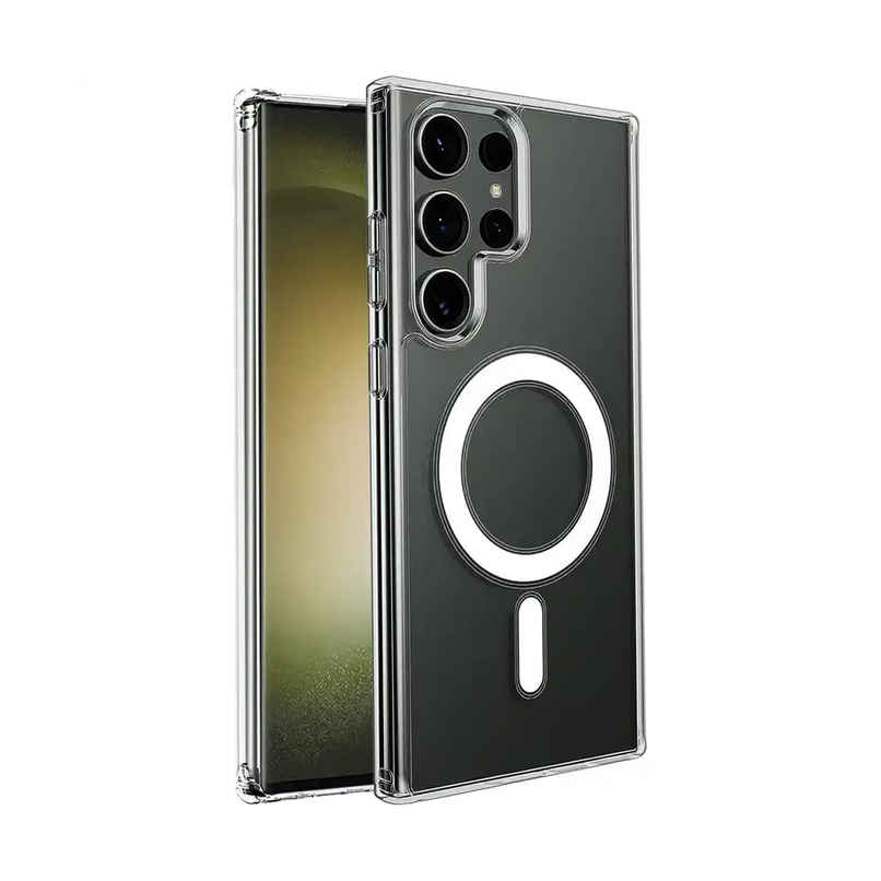 Artistque Case for Samsung Galaxy S24 Ultra 5g Back Cover - Transparent Clear Magsafe