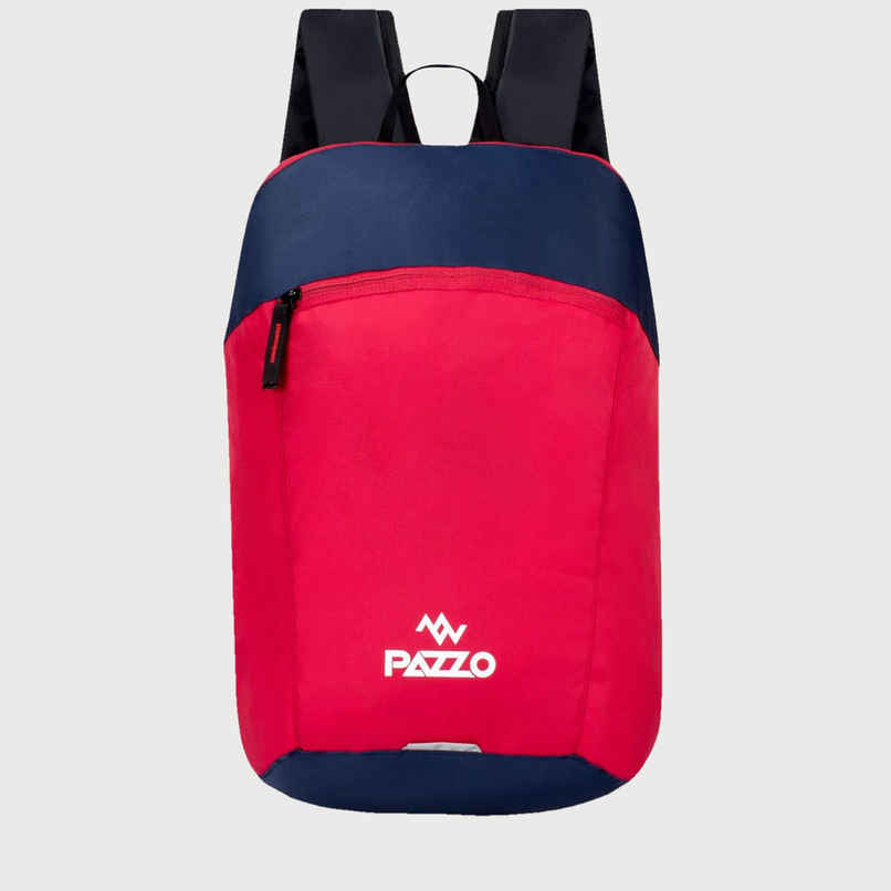 Lunar's Unisex Solid Polyester 12 L Backpack | Navy Blue and Red