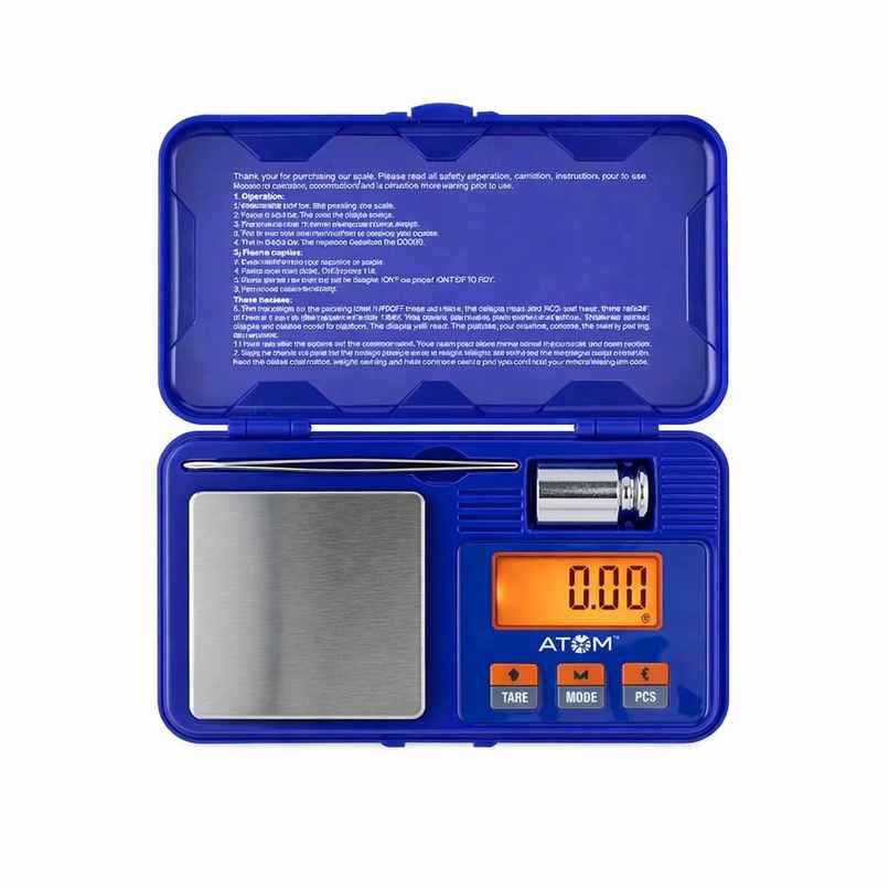 ATOM A 410 Gold Digital Pocket Scale with Capacity 200 g | Jewellery, Precious Gems Stone & Salts. ATOM A 410 Gold Digital Pocket Scale with Capacity 200 g | Jewellery, Precious Gems Stone & Salts.
