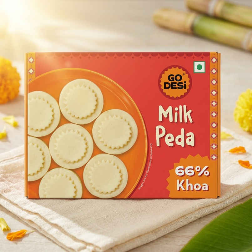 GO DESi Milk Malai Peda