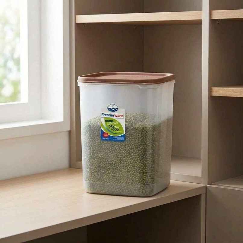 Joyo Fresherware Plastic Storage Container with Airtight Lid,Kitchen Organizers- 6 ltr-Assorted