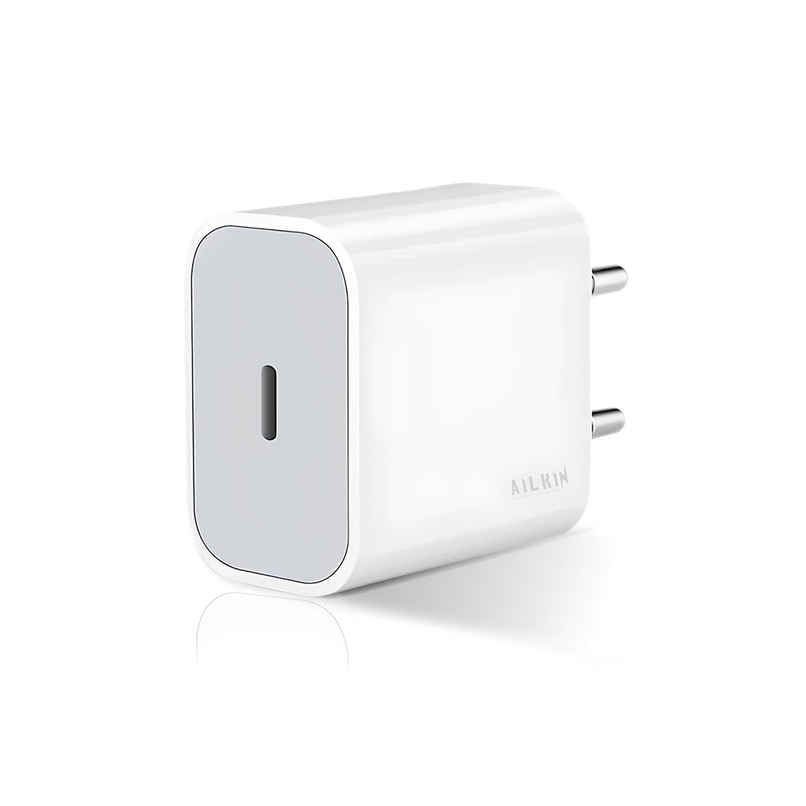 Ailkin USB-C 20W Fast Charging Adaptor |BIS Certified for iPhone 15|16| iPad & AirPods Ailkin USB-C 20W Fast Charging Adaptor |BIS Certified for iPhone 15|16| iPad & AirPods