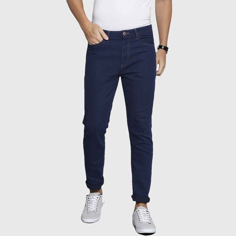 The Indian Garage Co Men s | G- ACE Slim Fit Jeans Solid Casual Slim Fit Jeans | Dark Blue | 34 The Indian Garage Co Men s | G- ACE Slim Fit Jeans Solid Casual Slim Fit Jeans | Dark Blue | 34