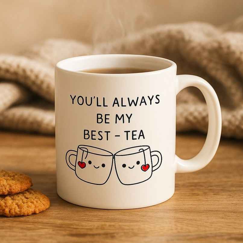 OGGN You Will Always Be My Best Text Printed Mug | 380 ml