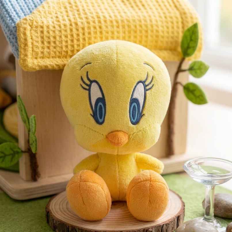 DearJoy Canary Bird Soft Toy - Yellow | Soft & Cuddly 
