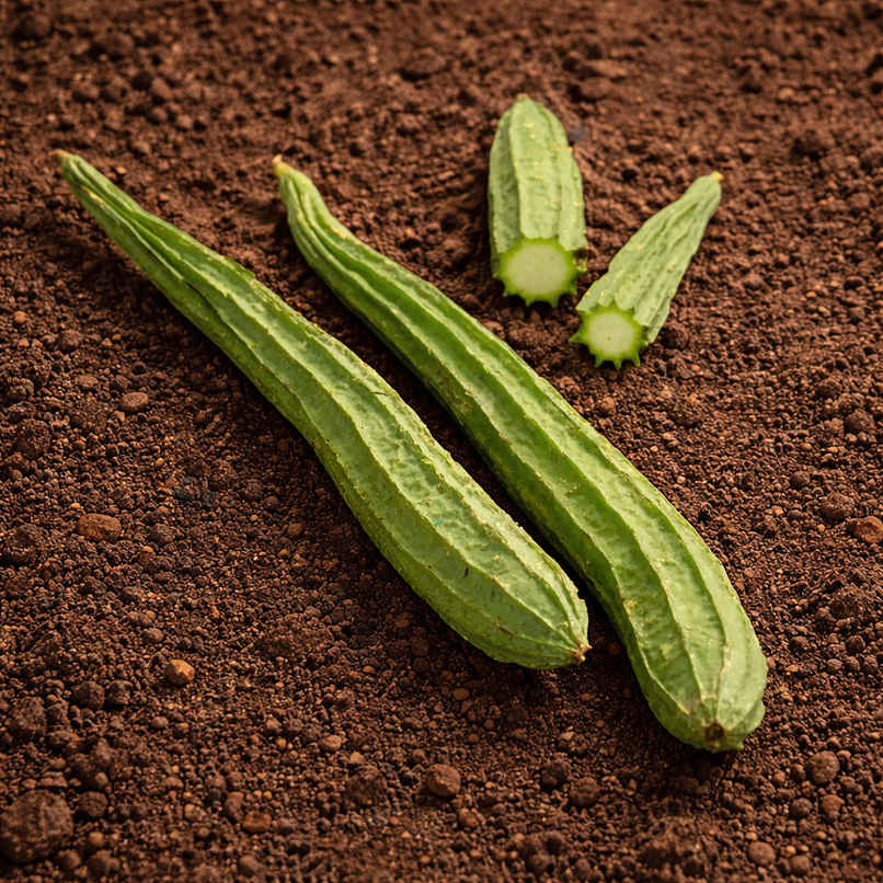 Organically Grown Ridge Gourd