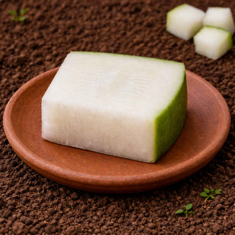 Organically Grown Ash Gourd Portion