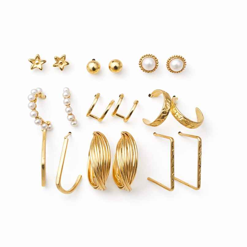 The Opal Factory Style 11 Gold Earrings-107