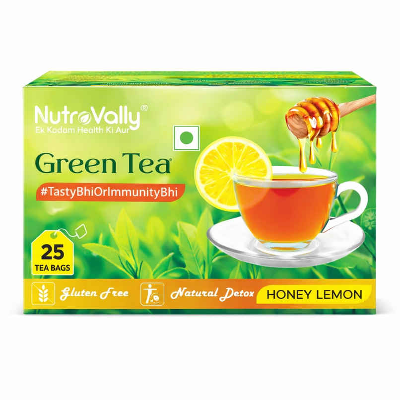 NutroVally Honey Lemon Green Tea Bags NutroVally Honey Lemon Green Tea Bags