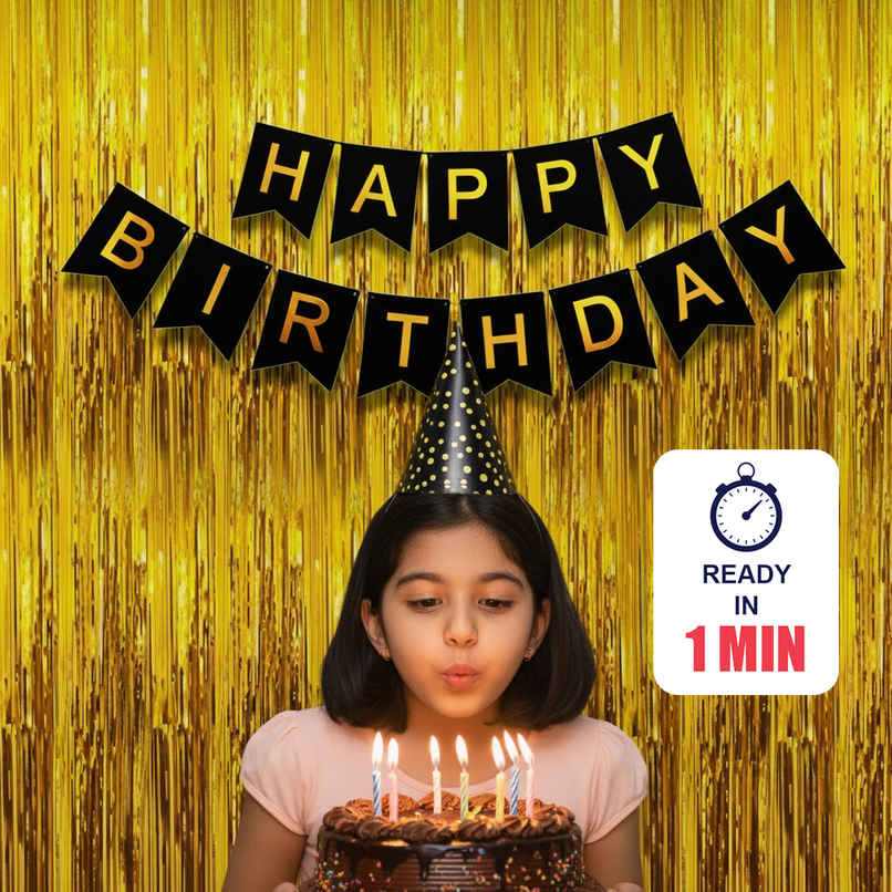 Quick Birthday Decoration Kit | Instant Decoration Quick Party Setup | Propcon