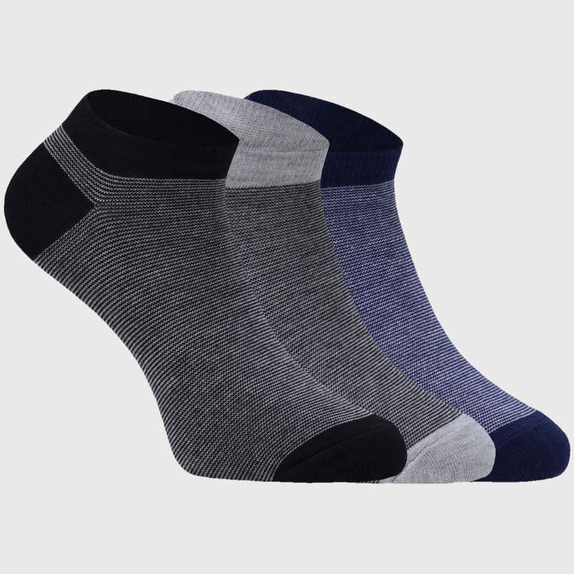 Beyond Unisex Striped Cotton Low Cut Socks | Assorted - Free Size Beyond Unisex Striped Cotton Low Cut Socks | Assorted - Free Size