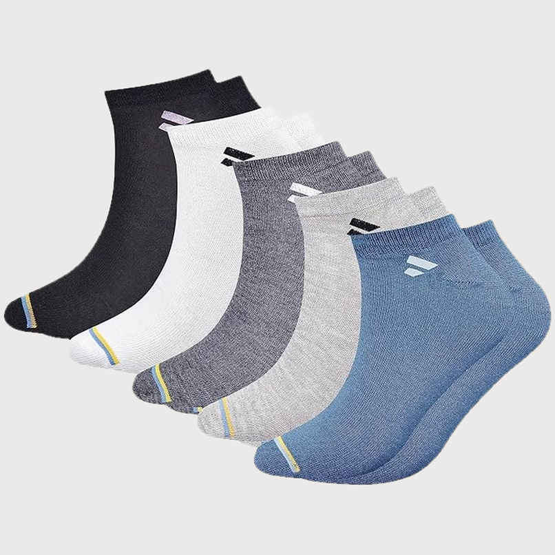 Sjeware Unisex Solid Combed Cotton Ankle Socks | Pack Of 5 | Assorted | One Size