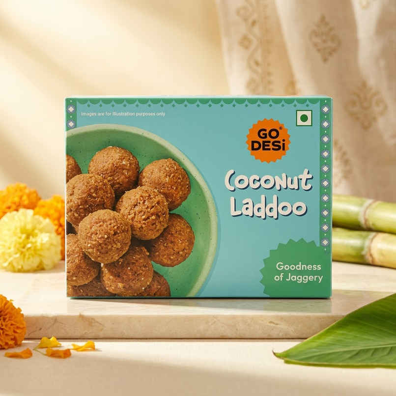 GO DESi Jaggery Coconut Laddu GO DESi Jaggery Coconut Laddu