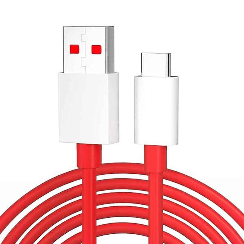 Sounce 80W OnePlus Charging Cable Usb To Type C Warp Charger SuperVooc/Dash Fast Charge, Red Sounce 80W OnePlus Charging Cable Usb To Type C Warp Charger SuperVooc/Dash Fast Charge, Red
