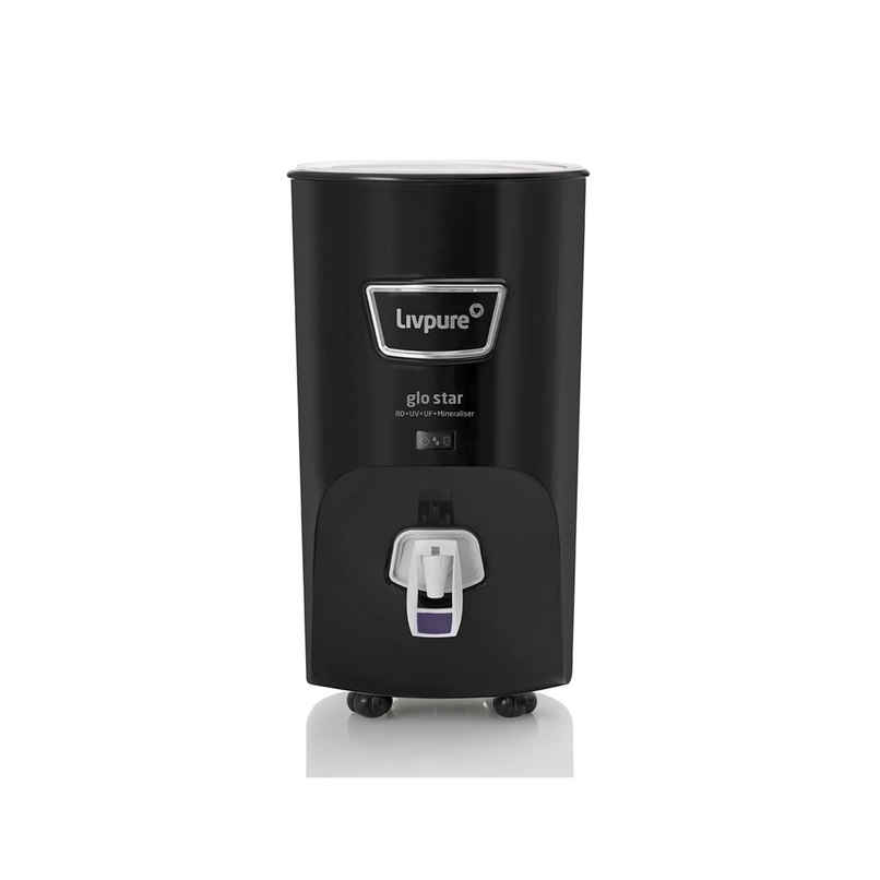 Livpure Glo Star RO+In-Tank UV+UF+Mineraliser - 7 L Storage