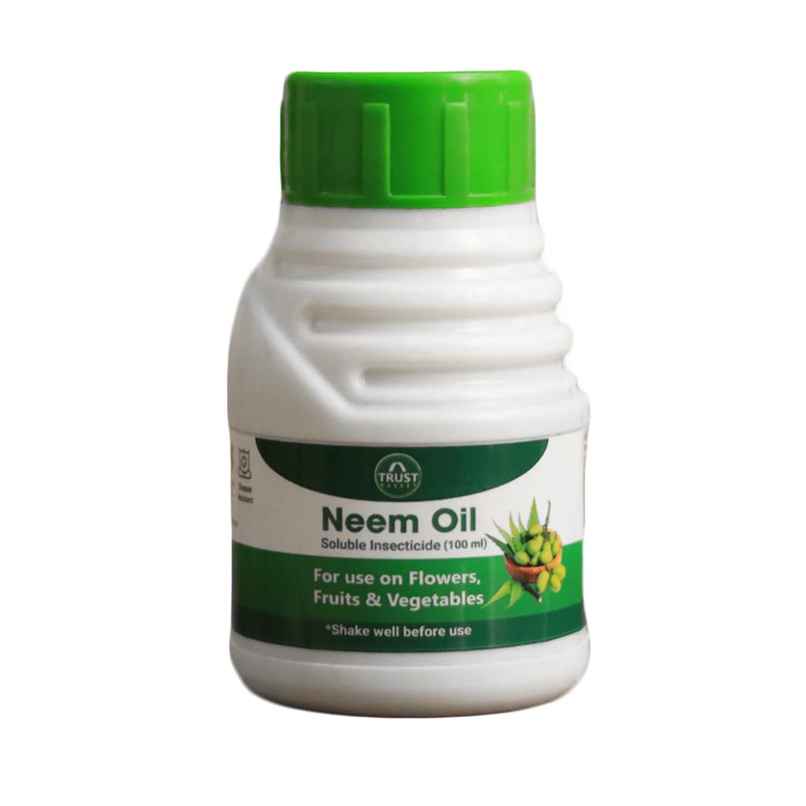 Trustbasket Neem Oil For Plants (100Ml) - Organic Eco-Friendly Pesticide To Reduce Harmful Pest