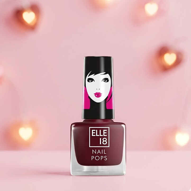Elle 18 Nail Pops Nail Colour | Chip Resistant | Quick Drying | Glossy Finish | Shade 125