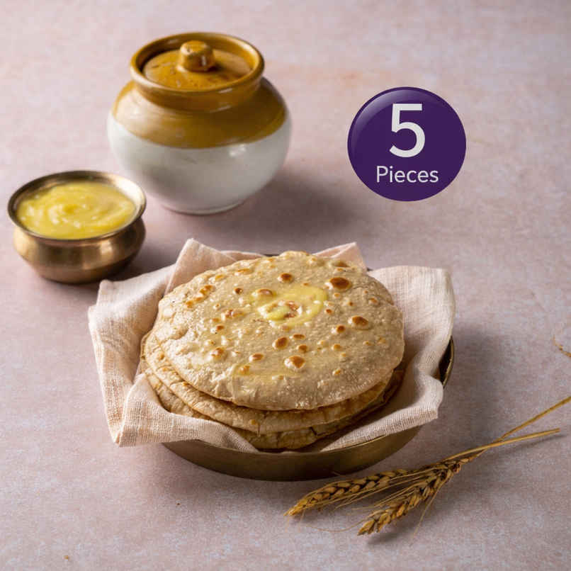 Wheat Chapati - Pack of 5 Wheat Chapati - Pack of 5