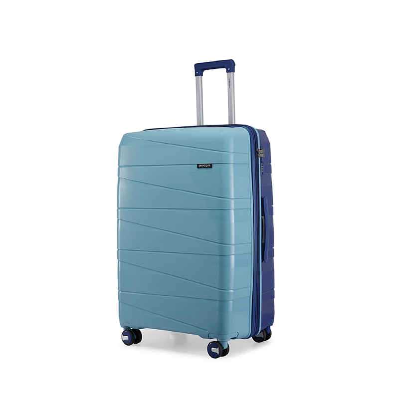 Provogue Azure Hard-Sided PP Medium Check-in Luggage Trolley Bag | Saphire-Peacock Blue - 65 cm Provogue Azure Hard-Sided PP Medium Check-in Luggage Trolley Bag | Saphire-Peacock Blue - 65 cm
