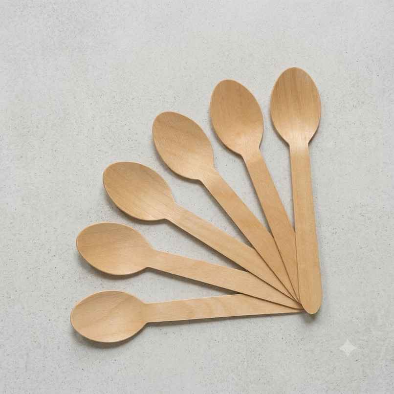 Tempware Wooden Spoon | 160 mm | Pack Of 30 Tempware Wooden Spoon | 160 mm | Pack Of 30