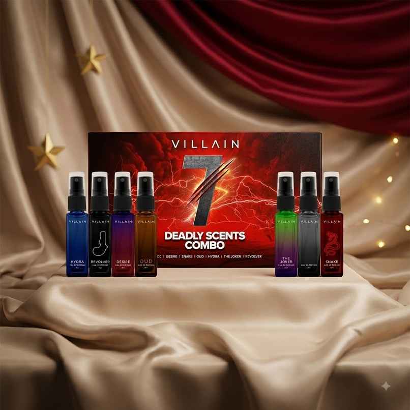 VILLAIN 7 Deadly Scents Perfume Gift Set for Men | Long Lasting VILLAIN 7 Deadly Scents Perfume Gift Set for Men | Long Lasting