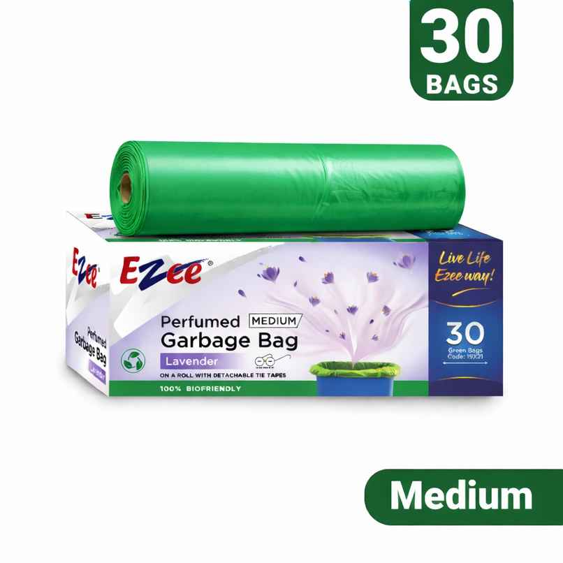 EZEE Lavender Fragrance Garbage Bag - Biofriendly | Medium EZEE Lavender Fragrance Garbage Bag - Biofriendly | Medium