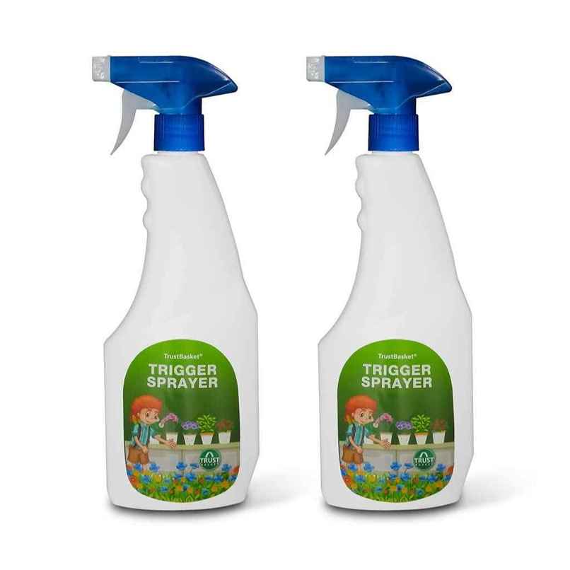 TrustBasket Spray Bottle | Trigger Sprayer for Plants & Gardening Use - 500 ml