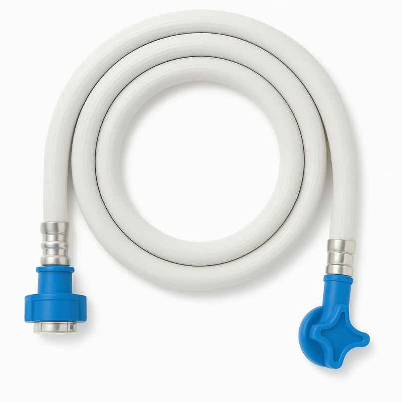Daluci Washing Machine Inlet Hose Pipe, Hot & Cold Water, Anti-Kink, Universal Tap Connector - 3m Daluci Washing Machine Inlet Hose Pipe, Hot & Cold Water, Anti-Kink, Universal Tap Connector - 3m