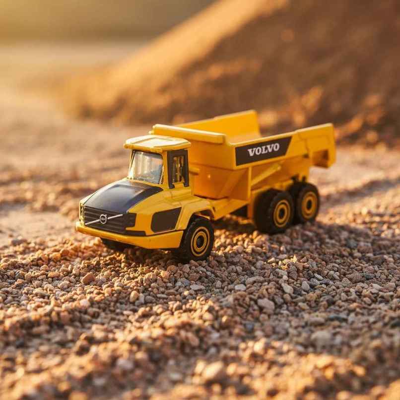 Majorette 1:64 Volvo Construction Hauler A60H Majorette 1:64 Volvo Construction Hauler A60H