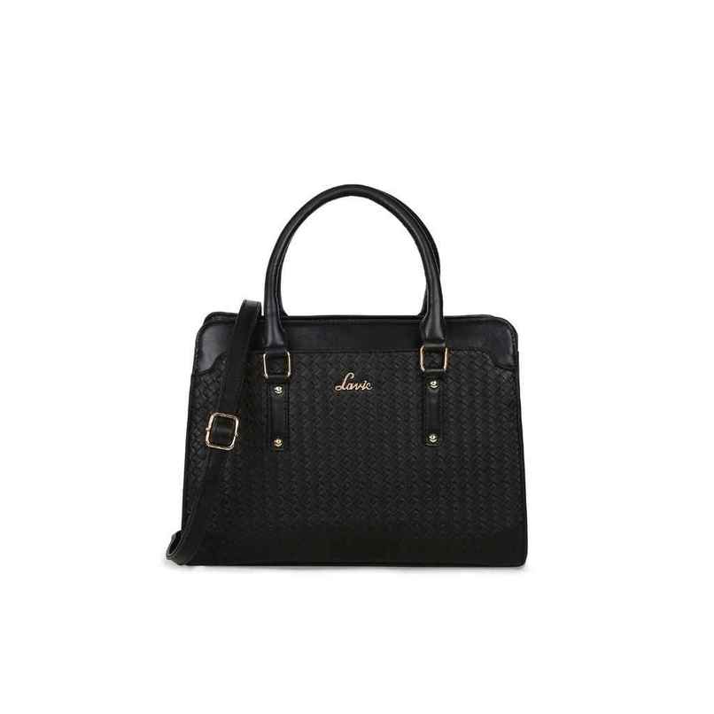Lavie Women's 3 Compartment Hand Bag | Black