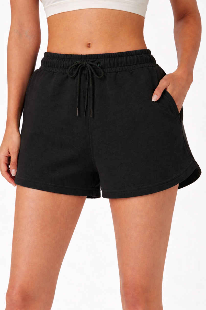 Gcyx Women'S Easy Fit Shorts | 100% Cotton Easyfit | Black - L