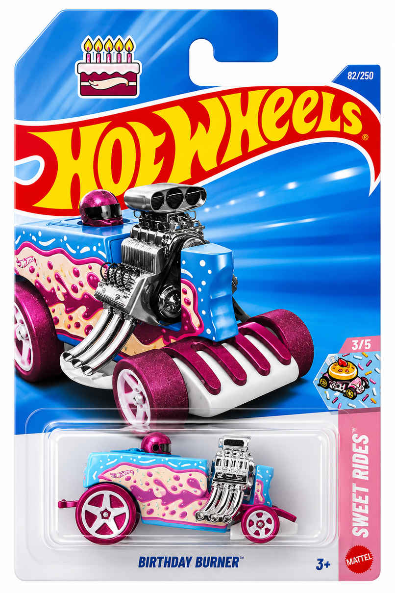 Hot Wheels Car 1:64 Scale Vehicles Series Birthday Burner Hot Wheels Car 1:64 Scale Vehicles Series Birthday Burner