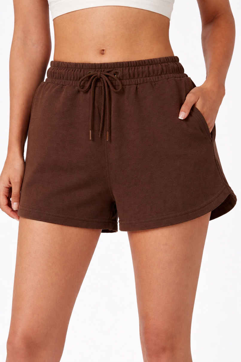 Gcyx Women'S Easy Fit Shorts | 100% Cotton Easyfit | Coffee - XL