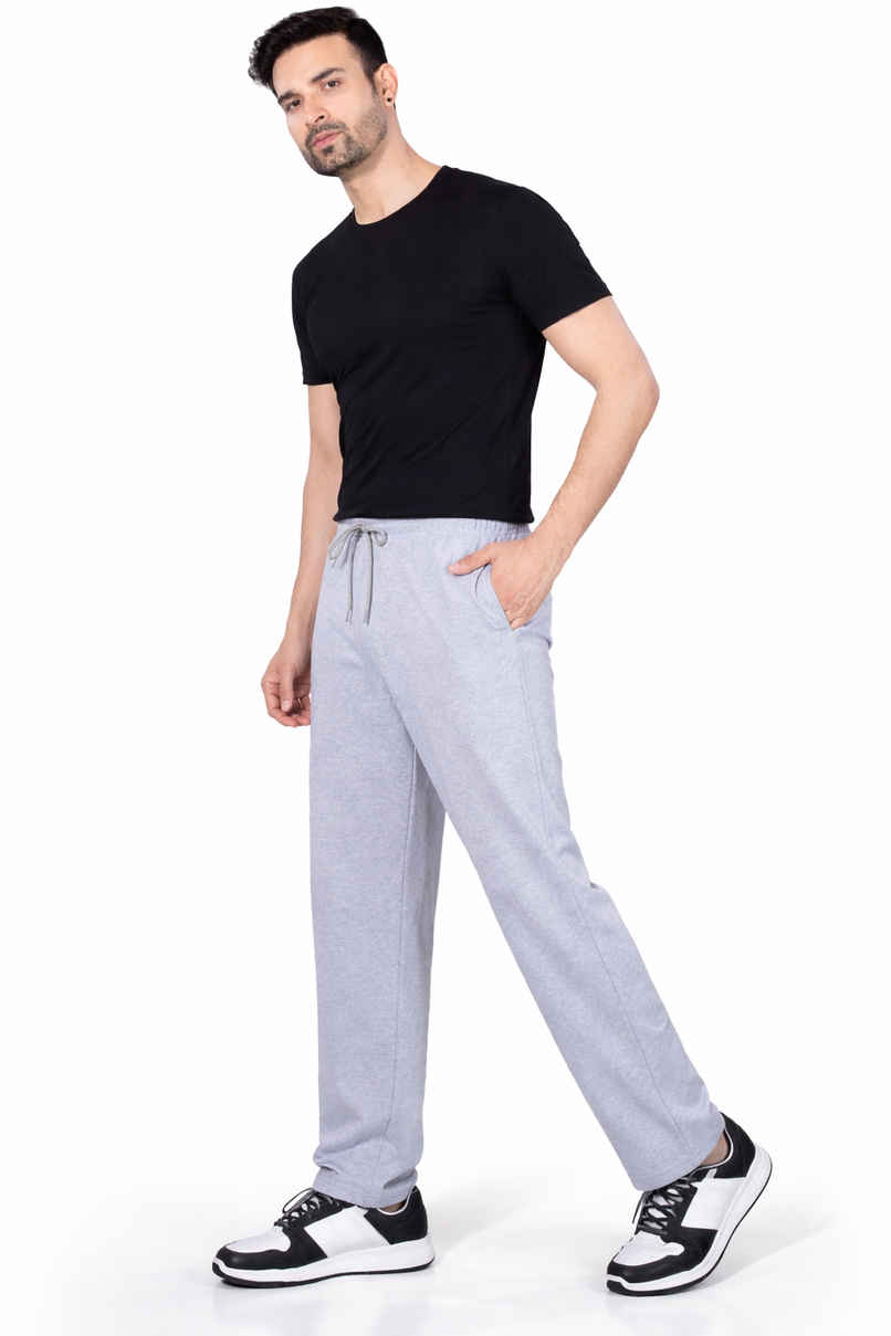 GCYX Men's Track Pant | 60% Cotton 40% Polyester Comfortable Wear | Grey Mel - M GCYX Men's Track Pant | 60% Cotton 40% Polyester Comfortable Wear | Grey Mel - M