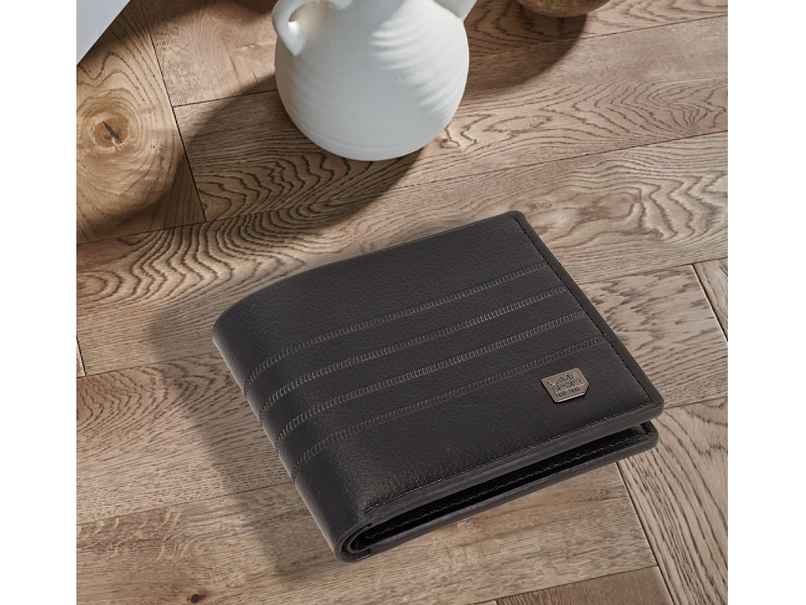Lavie Sport Men's Alfred Z Black Wallet | 4 Card Slot