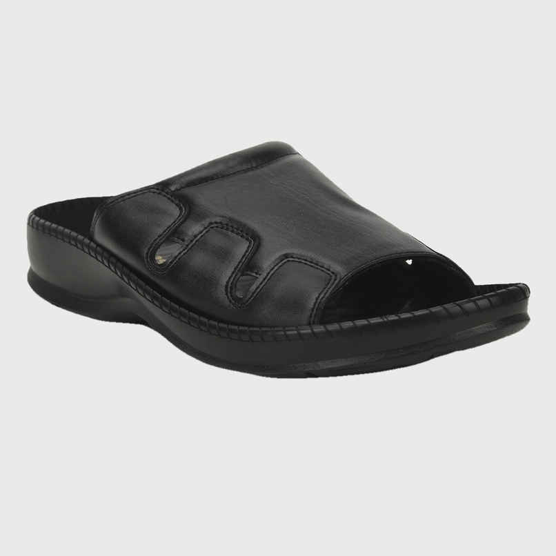 Liberty Coolers Meta-2 Casual Black Slip-On Slipper For Men | 7 UK