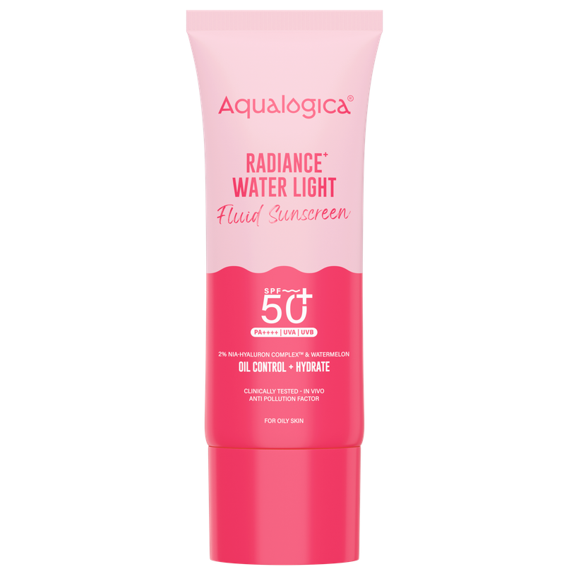 Aqualogica Radiance+ Water Light Fluid Sunscreen | Tested On GenZ