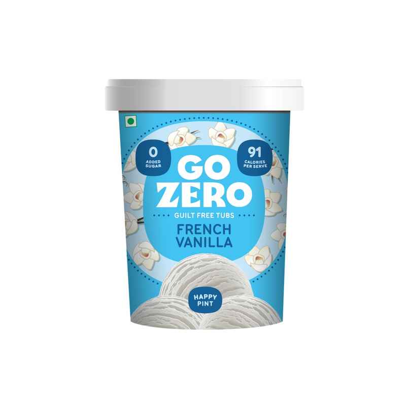 Go Zero French Vanilla Guilt Free Ice Cream Tub