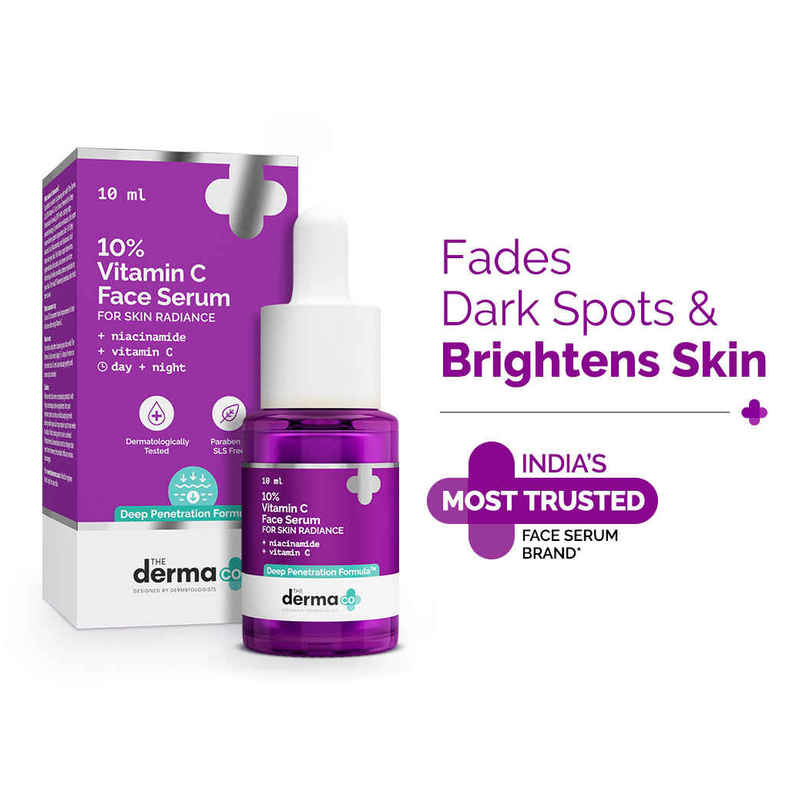 The Derma Co 10% Vitamin C Face Serum for Skin Radiance