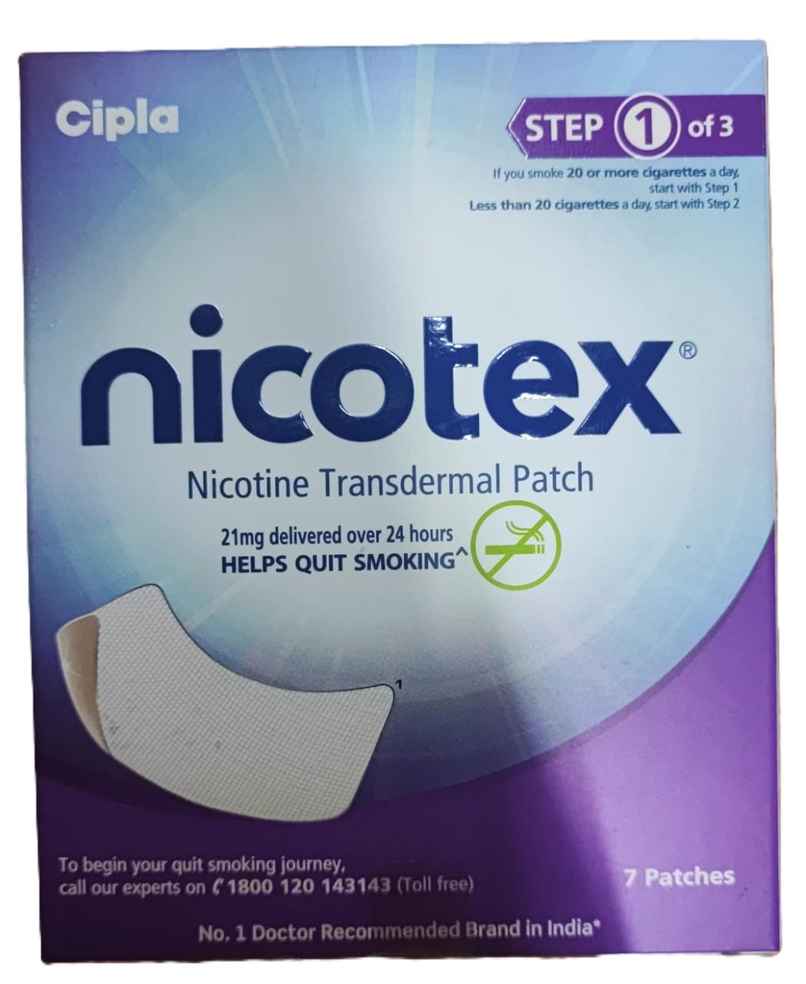 Nicotex 21mg Nicotine Transdermal Patch