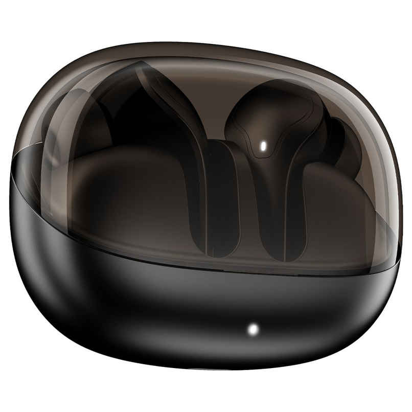 boAt Airdopes Plus 311 TWS, Glass Design, ENx, Fast Charge, 50h Battery Charcoal | Black