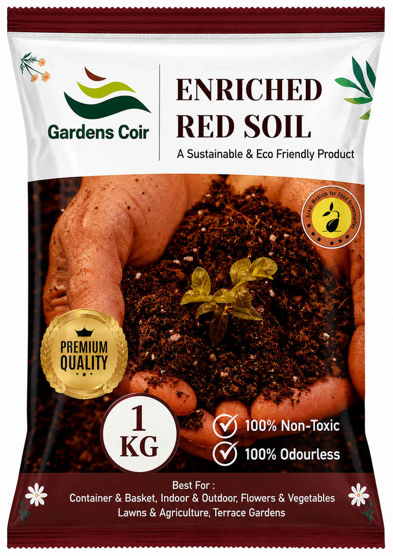 Gardens Coir High-Quality Red Soil for Strong Root Development Gardens Coir High-Quality Red Soil for Strong Root Development